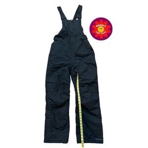 Columbia Black Insulated Omni-Shield Snow Bib